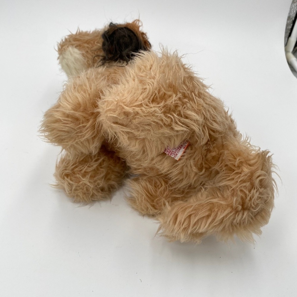 Vintage 1978 Benji Plush Dog by Dakin, Mulberry Square 10" Collar Metal Tag - Picture 4 of 9